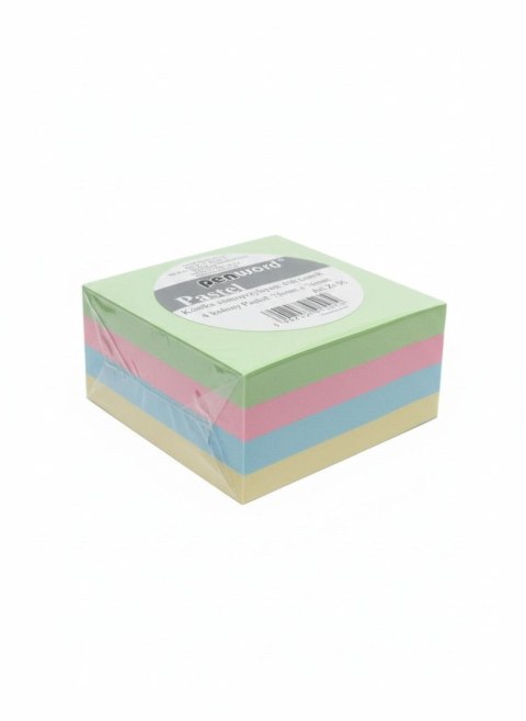 Notes samoprzylepny (karteczki) 4 kol. pastel mix 400k [mm:] 76x76 Penword (ZI-30) Penword