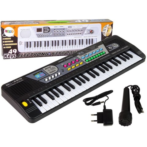 Organy Keyboard MQ4919 Mikrofon Organki 49 Klawiszy Lean (14615) Lean