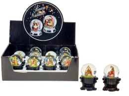 Ozdoba świąteczna kula śnieżna 8x4cm Adar (606098) Adar