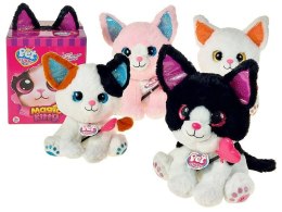 Pluszak interaktywny z ogonem dł. 14cm, interaktywny, reaguje na dotyk, z dźwiękiem Adar (627734) Adar