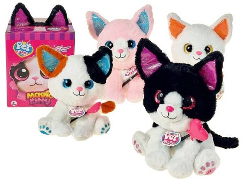 Pluszak interaktywny z ogonem dł. 14cm, interaktywny, reaguje na dotyk, z dźwiękiem Adar (627734) Adar