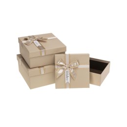 Pudełko na prezent Rozette (PUG-25266-KW peach set 3 pcs) Rozette