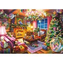 Puzzle Premium Plus Świąteczna chatka Disney 1000 el. Trefl (10916) Trefl