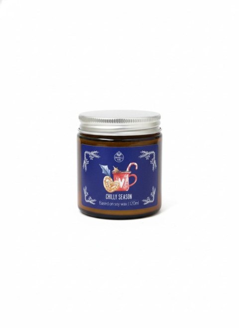 Świeczka ozdobna Smell me Chilly Season 120 ml niebieska Pavoncella (5906492907764) Pavoncella