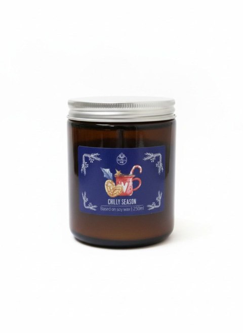 Świeczka ozdobna Smell me Chilly Season 250 ml niebieska Pavoncella (5906492907757) Pavoncella