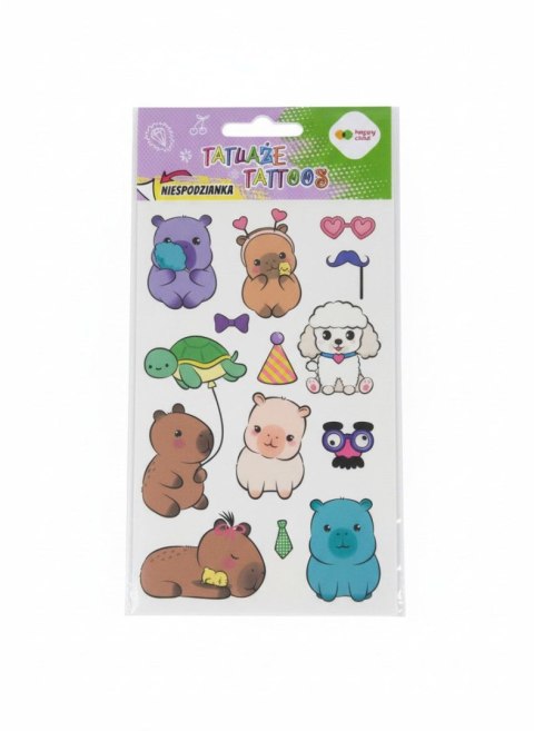 Tatuaż zmywalny Kapibara, Happy Color (HA 4261 1020-KP05) Happy Color