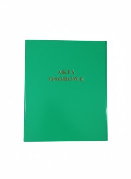 Teczka do akt osobowych A4 zielony tektura Kieltech (z ringiem) Kieltech