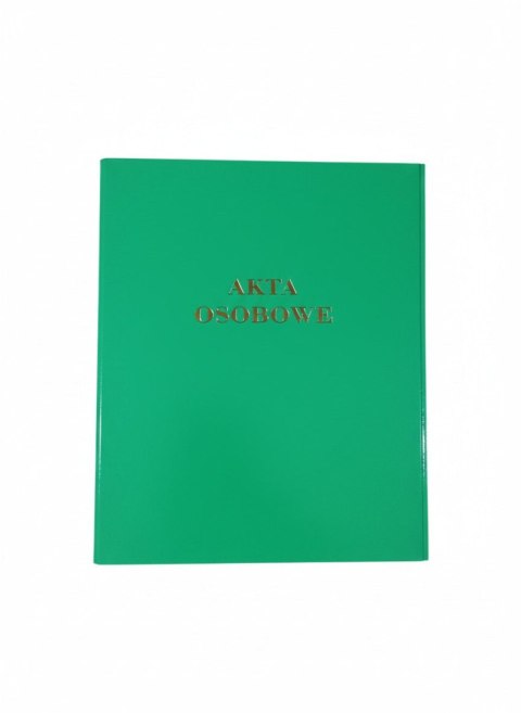 Teczka do akt osobowych A4 zielony tektura Kieltech (z ringiem) Kieltech