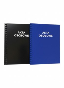 Teczka do akt osobowych czarna bigowana A4 mix papier Interdruk (03) Interdruk