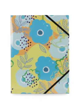 Teczka kartonowa na gumkę PASTELOWE KWIATY A4 mix Tetis (BT601-C3(96)) Tetis