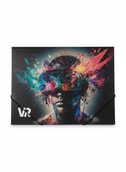 Teczka plastikowa na gumkę VR A4 mix Panta Plast (0410-0064-57) Panta Plast