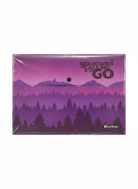 Teczka plastikowa na zatrzask A4 mix 300 mic. Berlingo (352552) Berlingo