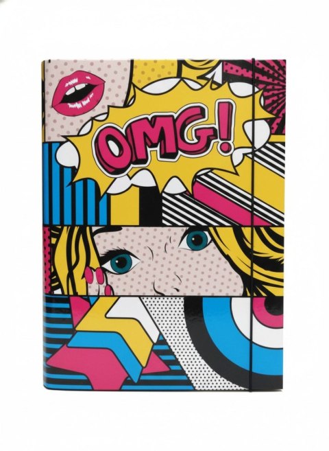 Teczka z szerokim grzbietem na gumkę OMG! A4 VauPe (310/91) VauPe