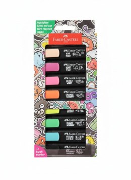 Zakreślacz Graffiti 8 kol. wkład mix Faber Castell (254692 FC) Faber Castell