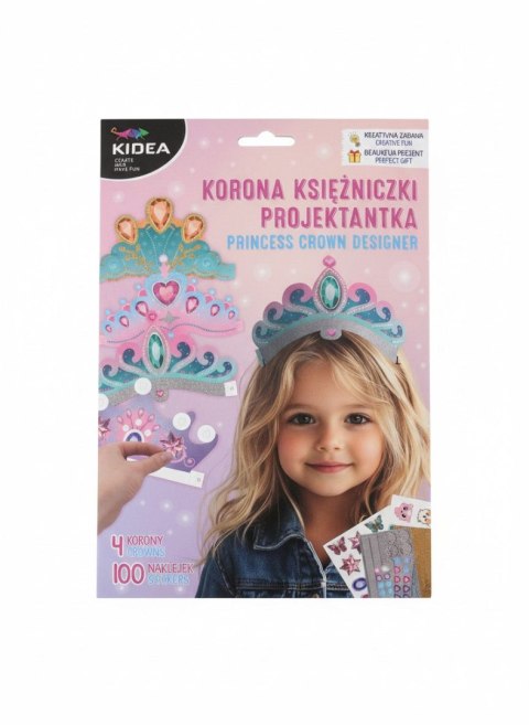 Zestaw kreatywny dla dzieci Korona księżniczki Kidea (KKPKA) Kidea
