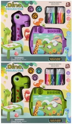 Zestaw kreatywny dla dzieci projektor dino Mega Creative (571494) Mega Creative