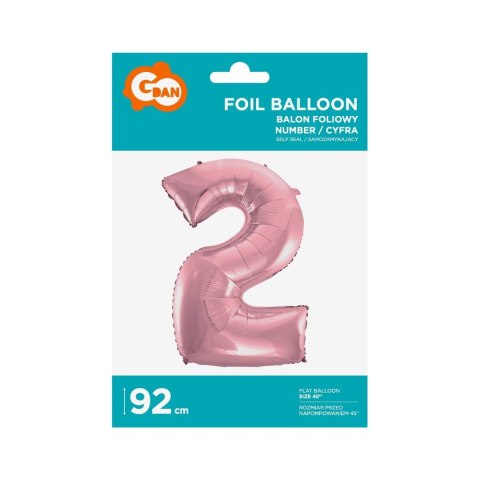 Balon foliowy cyfra 2 45cal Godan (bc-HRO2) Godan