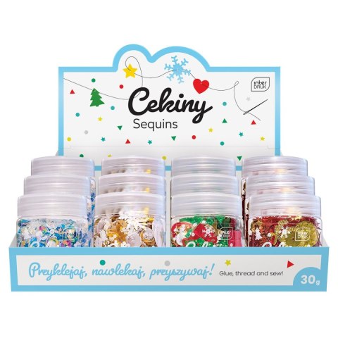 Cekiny Winter mix 30g Interdruk (30 g) Interdruk