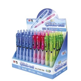 Długopis CLICK-BALL zapachowy wkład niebieski 0,5mm M&G (BP1191) M&G