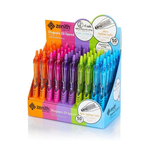 Długopis automatyczny wkład niebieski 0,5mm Zenith Zenith