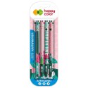 Długopis wymazywalny Afrykańskie wkład niebieski 0,5mm Happy Color (HA 4120 01AF-3) Happy Color