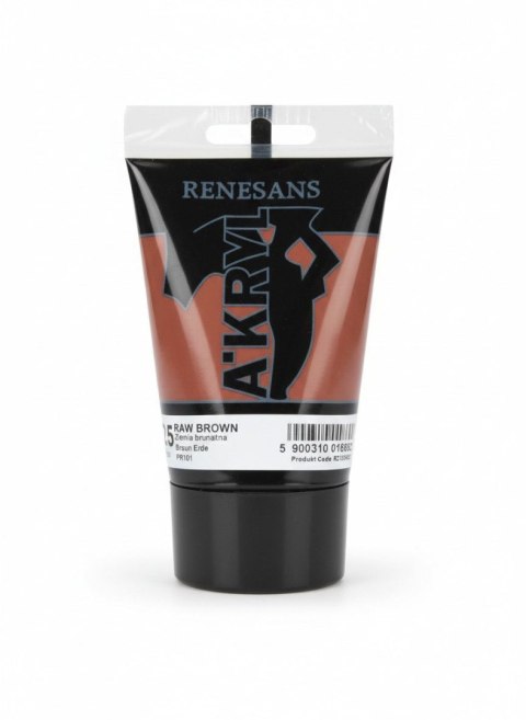 Farba akrylowa Ziemia brunatna kolor: ziemisty brunatny 100ml Renesans (25) Renesans