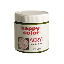 Farba akrylowa kolor: zielona 250ml Happy Color (HA 7370 0250-56) Happy Color