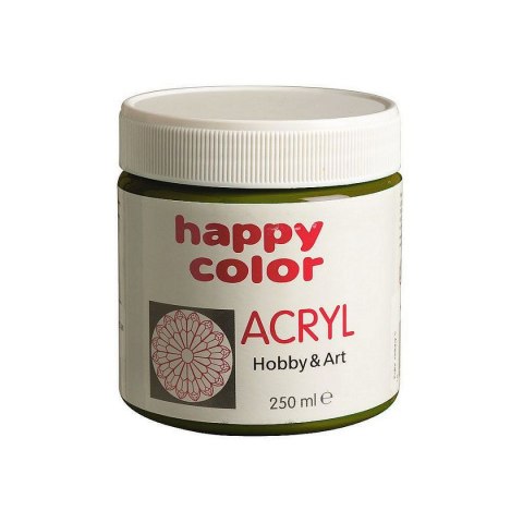 Farba akrylowa kolor: zielona 250ml Happy Color (HA 7370 0250-56) Happy Color
