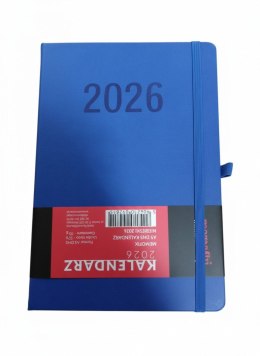 Kalendarz książkowy (terminarz) 2026 MEMOFIX DNS A5 Antra (niebieski) Antra