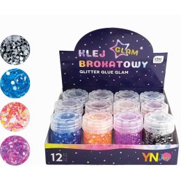 Klej w płynie brokat GLAM brokatowy 20ml Interdruk (IKLBRGLAM) Interdruk