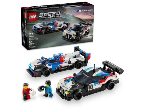 Klocki konstrukcyjne Speed Champions Samochody wyścigowe BMW M4 GT3 & BMW M Hybrid V8 Lego (76922) Lego