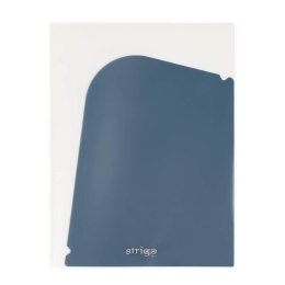 Koszulki na dokumenty SMART granatowy A4 kolor: granatowa typu U Strigo (SF078) Strigo
