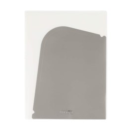 Koszulki na dokumenty SMART szary A4 kolor: szary typu U Strigo (SF077) Strigo
