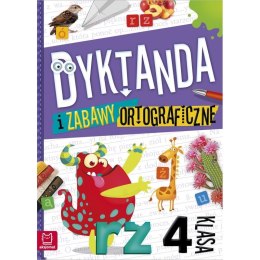 Książeczka edukacyjna Dyktanda i zabawy ortograficzne kl. 4 Aksjomat Aksjomat