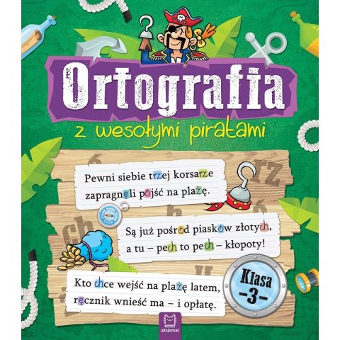 Książeczka edukacyjna Ortografia z wesołymi piratami. Klasa 3 Aksjomat (2699) Aksjomat