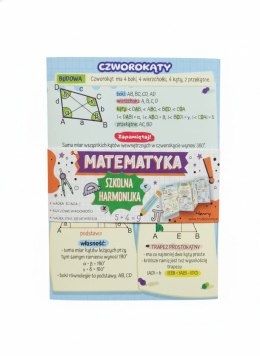 Książeczka edukacyjna Ściąga harmonijka Matematyka trójkaty i czworokaty Henry (5905701489183) Henry