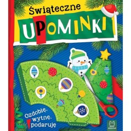 Książeczka edukacyjna Świąteczne upominki. Ozdobię, wytnę, podaruję Aksjomat (3141) Aksjomat