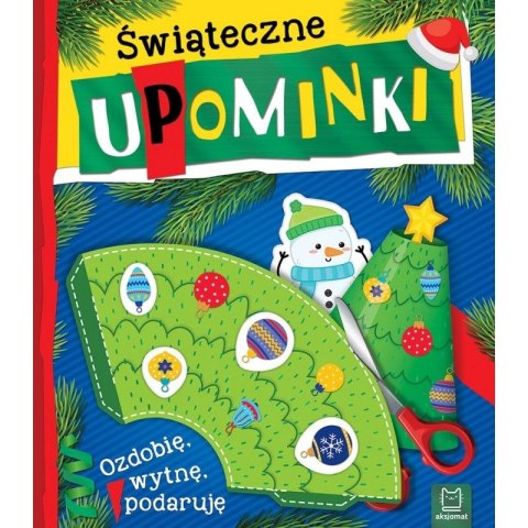 Książeczka edukacyjna Świąteczne upominki. Ozdobię, wytnę, podaruję Aksjomat (3141) Aksjomat