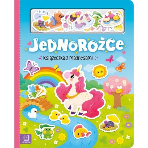Książka dla dzieci Jednorożce. Książeczka z magnesami Aksjomat Aksjomat