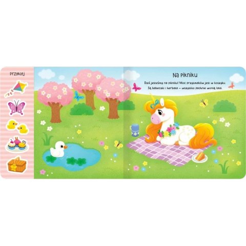 Książka dla dzieci Jednorożce. Książeczka z magnesami Aksjomat Aksjomat