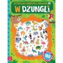 Książka dla dzieci W dżungli. Aktywizująca książeczka z naklejkami 3D. Aksjomat Aksjomat
