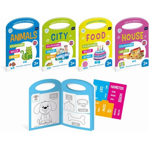 Książka dla dzieci kolorowanka z rączką Interdruk (MAA4RĄCANG) Interdruk
