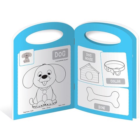 Książka dla dzieci kolorowanka z rączką Interdruk (MAA4RĄCANG) Interdruk