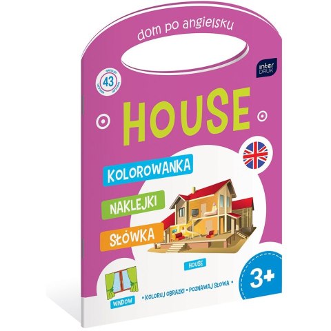 Książka dla dzieci kolorowanka z rączką Interdruk (MAA4RĄCANG) Interdruk