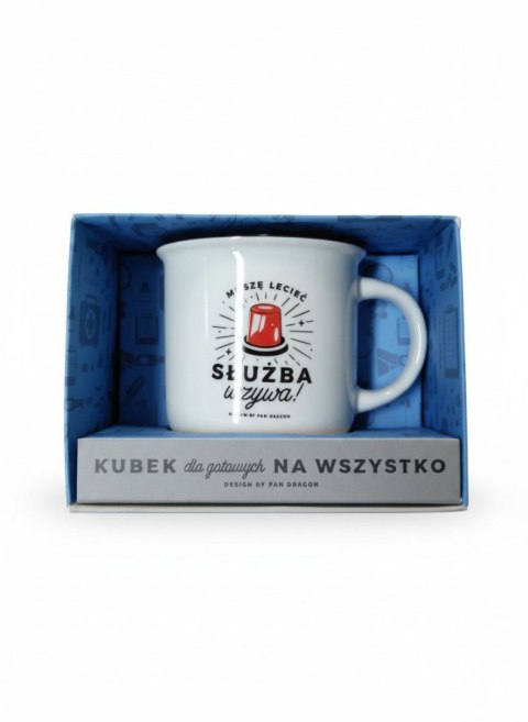 Kubek wielokrotnego użytku Służba wzywa 250ml Pan Dragon (5901854999883) Pan Dragon