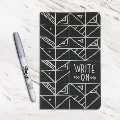 Marker permanentny wkład srebrny 1,0mm okrągła końcówka Sharpie (1891063) Sharpie