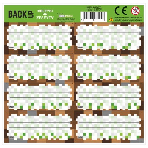 Naklejka na zeszyt Game Derform (NNZB4A68) Derform