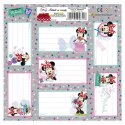 Naklejka na zeszyt Myszka Minnie [mm:] 165x165 Derform (NNZMM) Derform