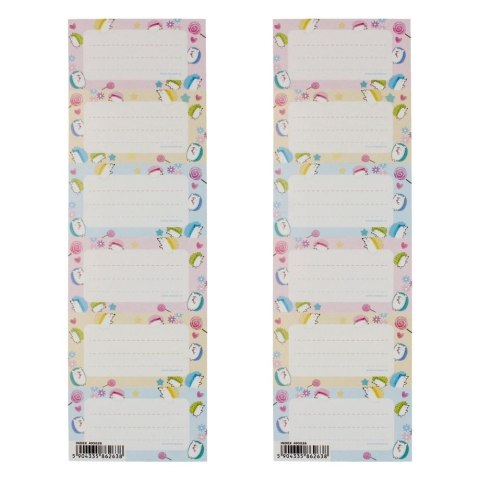 Naklejka na zeszyt Pastel 1 Starpak (495026) Starpak