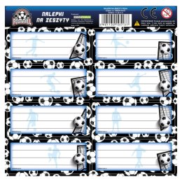 Naklejka na zeszyt Piłka [mm:] 160x160 Derform (NNZPI19) Derform